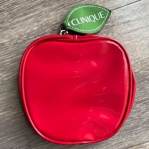Clinique Apple 🍎 Coin / Lipstick Pouch